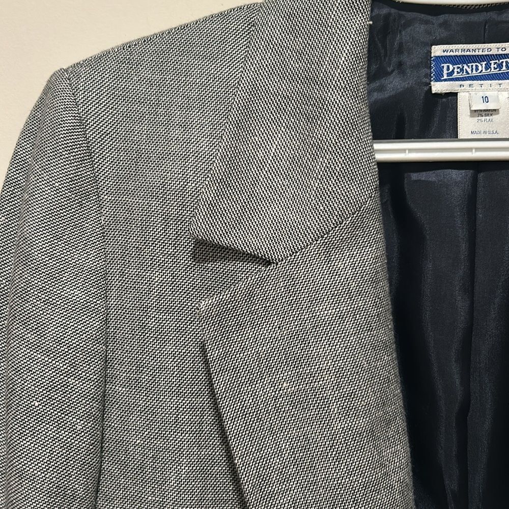 Pendleton Gray Blazer - image 2